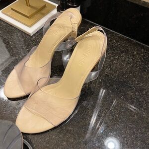 Cult Gaia Gemma Slingback Vinyl Sandals